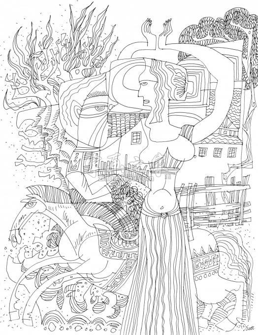 国画家刘绍荟字画之家