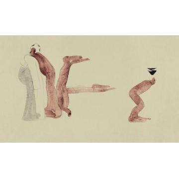 边平山国画人物中间问题字画之家