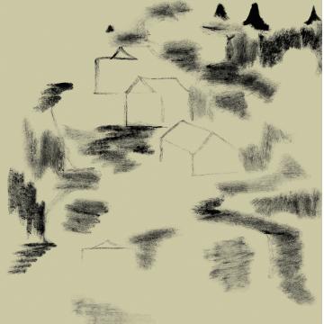 边平山国画山水山水字画之家