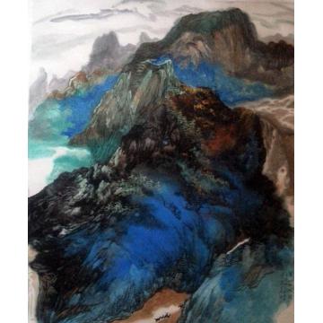 宋亚平国画山水华山秋牧图字画之家
