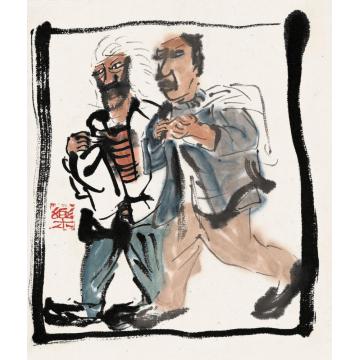 乐祥海国画人物随笔系列之九字画之家