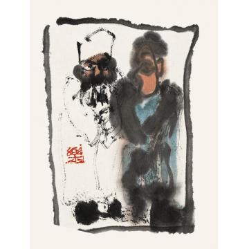 乐祥海国画人物随笔系列之十九字画之家