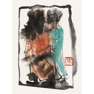 乐祥海国画人物随笔系列之二十字画之家