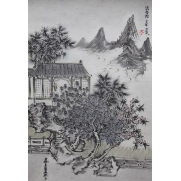 李志坚国画山水清香馆字画之家