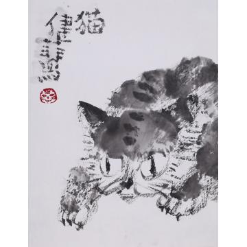 张健菲国画动物猫字画之家