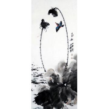 白世杰国画花鸟金秋字画之家