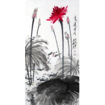 白世杰国画花鸟香远益清字画之家