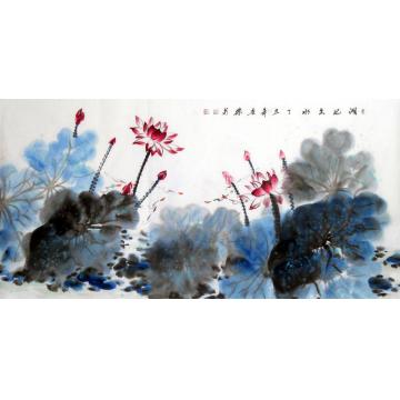 白世杰国画花鸟湘妃出水字画之家