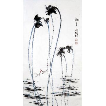 白世杰国画花鸟飘香字画之家