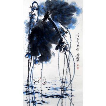 白世杰国画花鸟清气长存字画之家