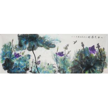 白世杰国画花鸟八面芙蓉开字画之家