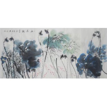 白世杰国画花鸟和荷飘香字画之家