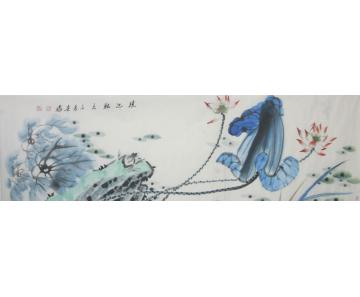 白世杰国画花鸟瑶池独立字画之家