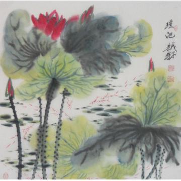 白世杰国画花鸟瑶池字画之家