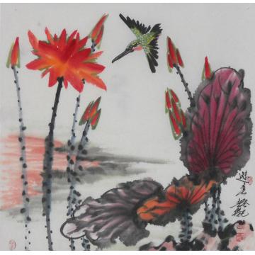白世杰国画花鸟游春字画之家