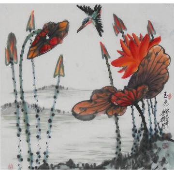 白世杰国画花鸟玉色字画之家