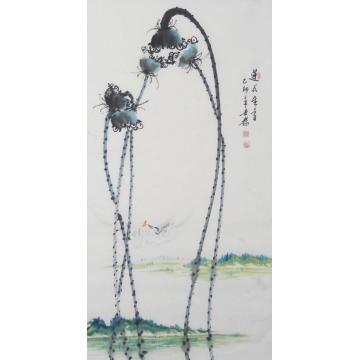 白世杰国画花鸟莲花生香字画之家