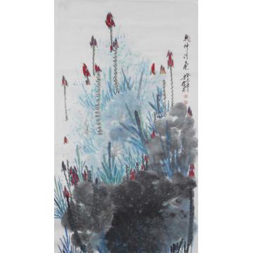 白世杰国画花鸟乾坤清气字画之家