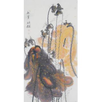 白世杰国画花鸟秋实字画之家
