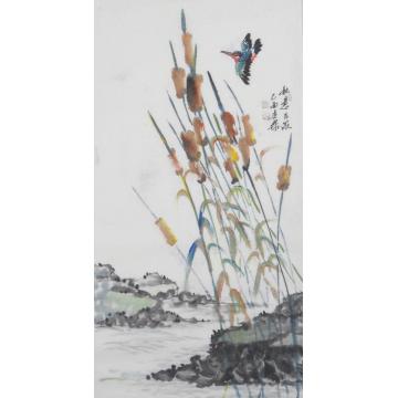 白世杰国画花鸟秋意正浓字画之家