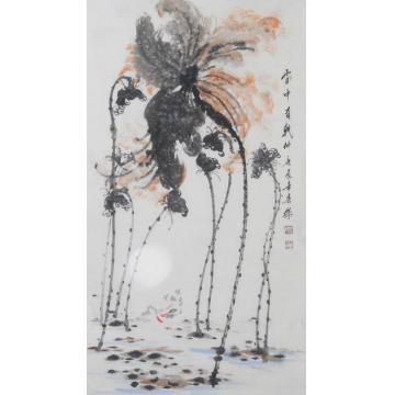 白世杰国画花鸟雪中有乾坤字画之家