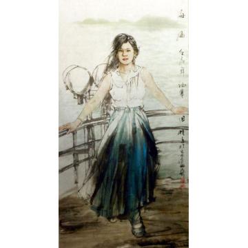 王国栋国画人物海风字画之家
