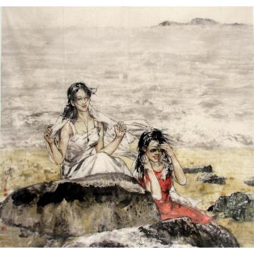 王国栋国画人物海风字画之家