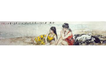 王国栋国画人物海风字画之家