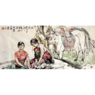 王国栋国画人物姐妹字画之家