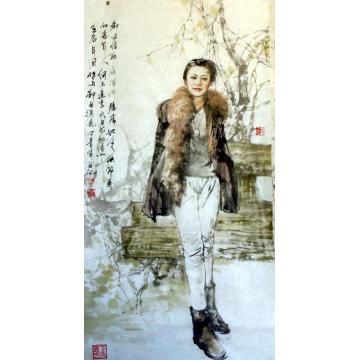 王国栋国画人物都市佳丽字画之家
