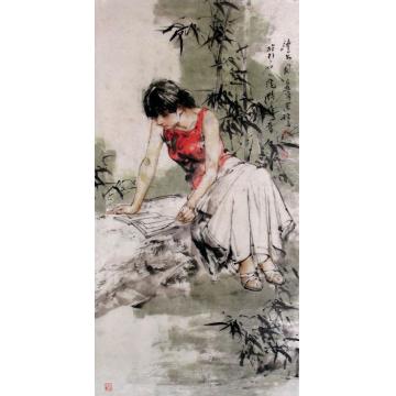 王国栋国画人物读秋字画之家