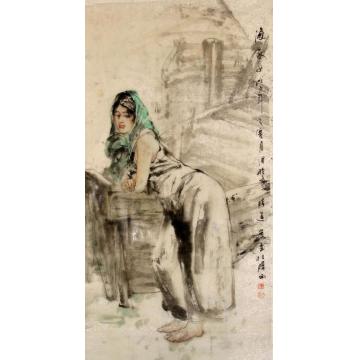 王国栋国画人物渔家字画之家