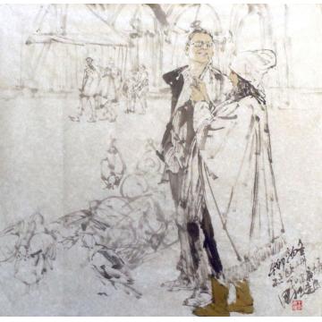 王国栋国画人物无题字画之家