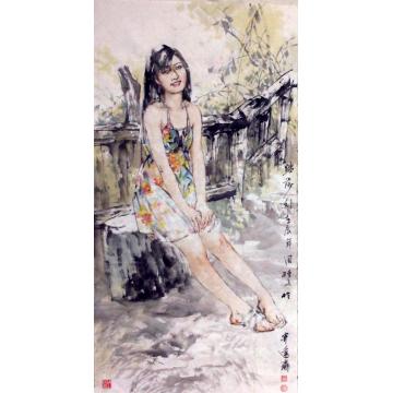 王国栋国画人物无题字画之家