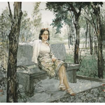 王国栋国画人物林暇字画之家