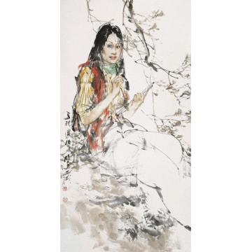 王国栋国画人物写秋字画之家