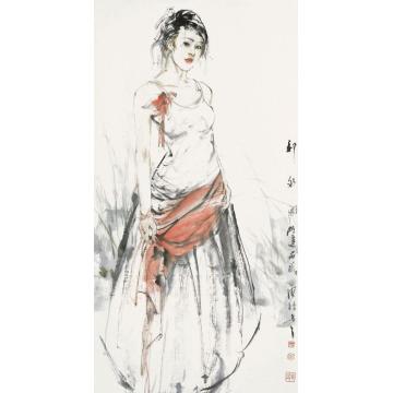 王国栋国画人物无题字画之家