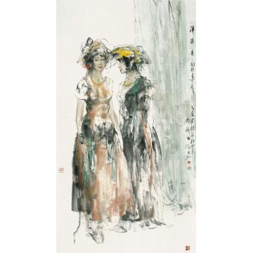 王国栋国画人物模特系列字画之家