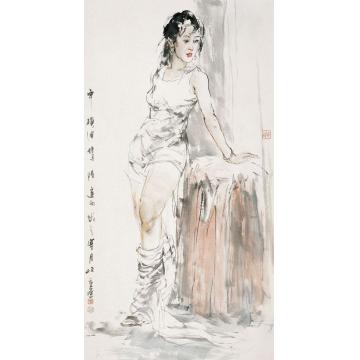 王国栋国画人物无题字画之家