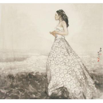 王国栋国画人物无题字画之家