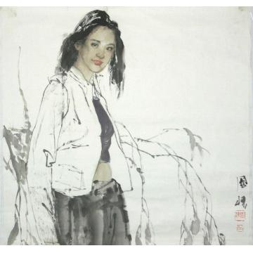王国栋国画人物无题字画之家