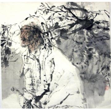 王国栋国画人物无题字画之家