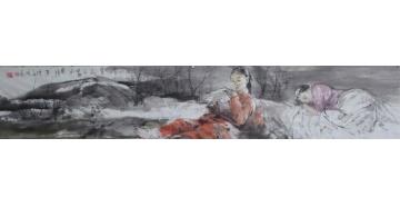王国栋国画人物赏梦字画之家