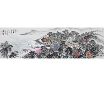 沈明权国画山水荀济诗意字画之家