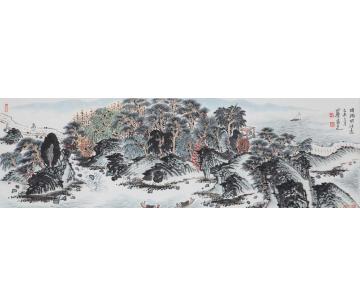 沈明权国画山水陶渊明诗意字画之家