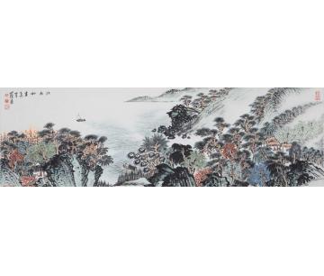 沈明权国画山水江南如画字画之家
