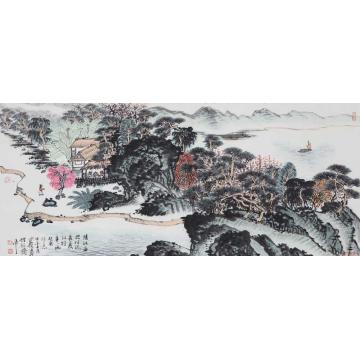 沈明权国画山水杜甫诗意字画之家