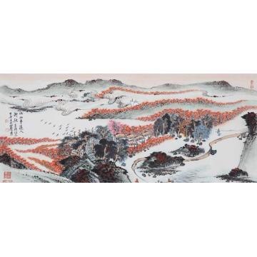 沈明权国画山水王士祯诗意字画之家