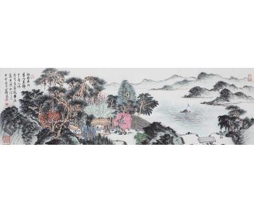 沈明权国画山水黄宾虹诗意字画之家