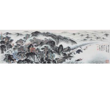 沈明权国画山水刘言史诗意字画之家